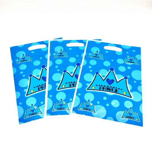 50Pcs Frozen Anna and Elsa Spiderman Loot Bag Snow White Superhero Mickey Gift Bag Kids Favor Birthday Party Decoration Supplies
