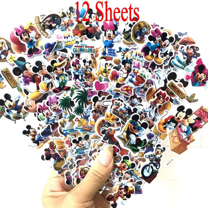 3D Puffy Bubble Stickers Cartoon Frozen Stickers DIY for Children Boy Girl Toys PVC Removable Wall Stickers