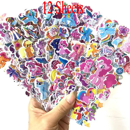 3D Puffy Bubble Stickers Cartoon Frozen Stickers DIY for Children Boy Girl Toys PVC Removable Wall Stickers