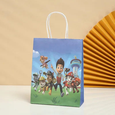 21*15*8Cm Frozen Theme Paper Gift Bag Festival Paper Bag with Handles Baby Shower Candy Bags Kids Girls Birthday Party Supplies
