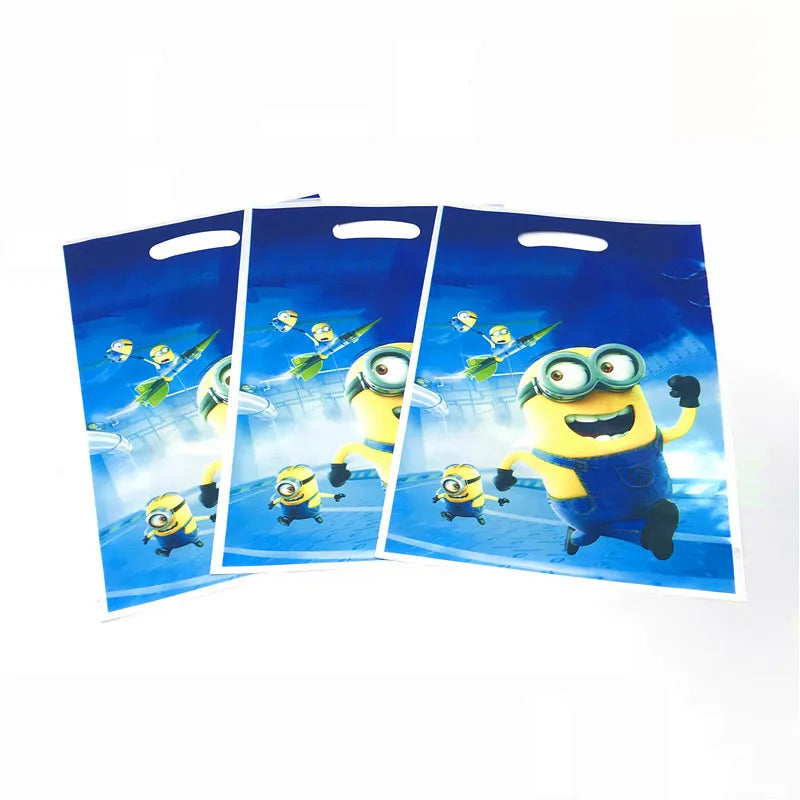 50Pcs Frozen Anna and Elsa Spiderman Loot Bag Snow White Superhero Mickey Gift Bag Kids Favor Birthday Party Decoration Supplies