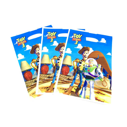 50Pcs Frozen Anna and Elsa Spiderman Loot Bag Snow White Superhero Mickey Gift Bag Kids Favor Birthday Party Decoration Supplies