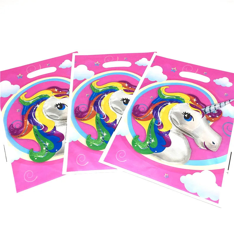 50Pcs Frozen Anna and Elsa Spiderman Loot Bag Snow White Superhero Mickey Gift Bag Kids Favor Birthday Party Decoration Supplies