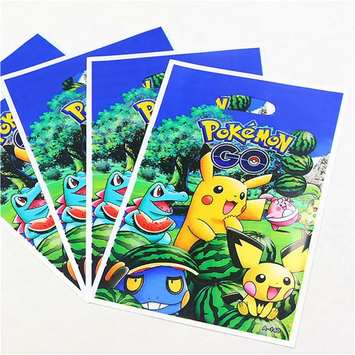 50Pcs Frozen Anna and Elsa Spiderman Loot Bag Snow White Superhero Mickey Gift Bag Kids Favor Birthday Party Decoration Supplies