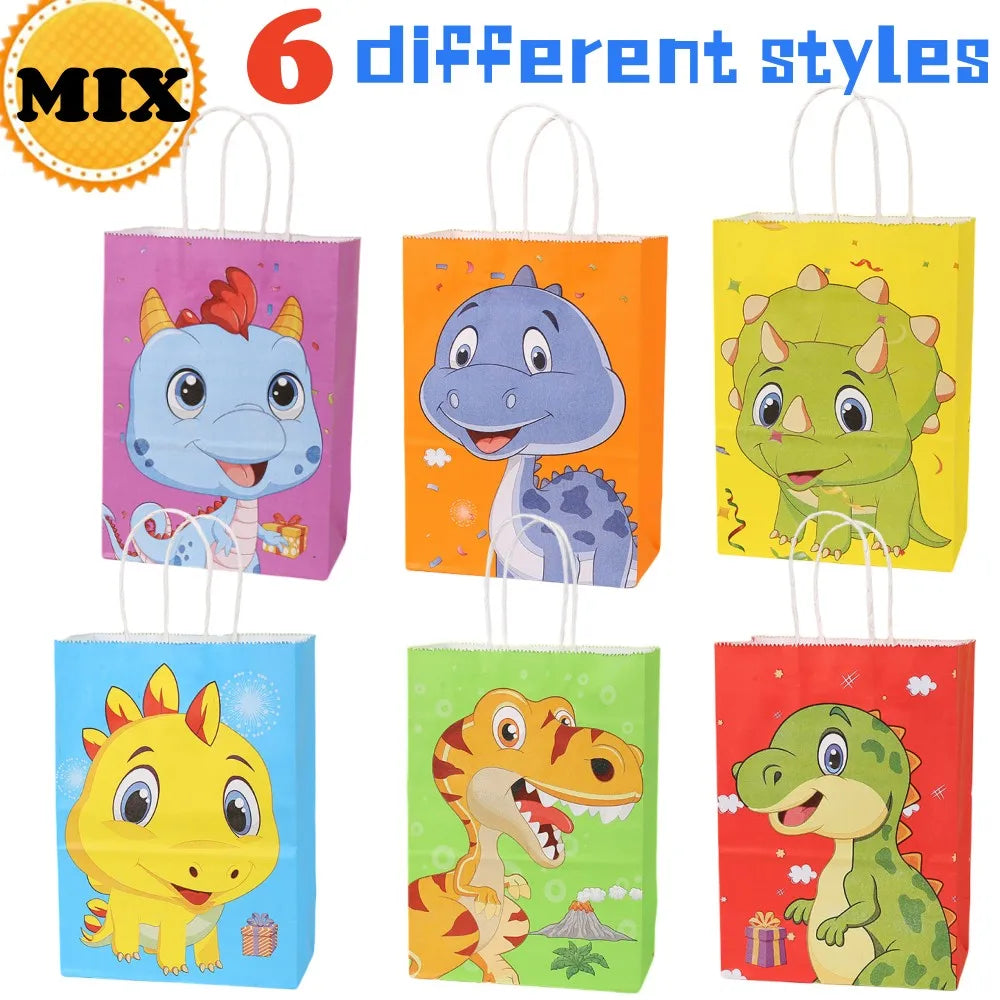 21*15*8Cm Frozen Theme Paper Gift Bag Festival Paper Bag with Handles Baby Shower Candy Bags Kids Girls Birthday Party Supplies