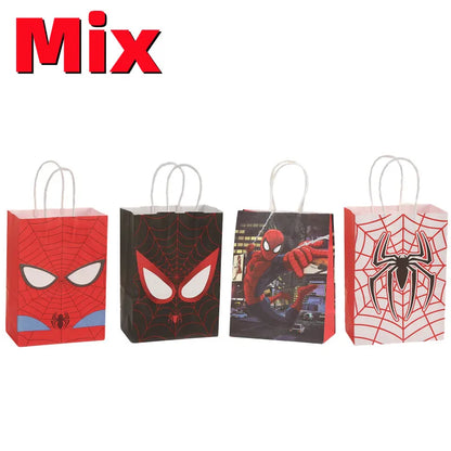 21*15*8Cm Frozen Theme Paper Gift Bag Festival Paper Bag with Handles Baby Shower Candy Bags Kids Girls Birthday Party Supplies