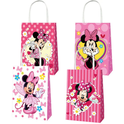 21*15*8Cm Frozen Theme Paper Gift Bag Festival Paper Bag with Handles Baby Shower Candy Bags Kids Girls Birthday Party Supplies