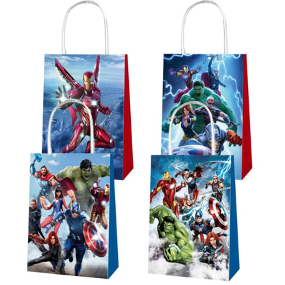 21*15*8Cm Frozen Theme Paper Gift Bag Festival Paper Bag with Handles Baby Shower Candy Bags Kids Girls Birthday Party Supplies