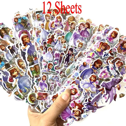 3D Puffy Bubble Stickers Cartoon Frozen Stickers DIY for Children Boy Girl Toys PVC Removable Wall Stickers