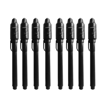 8Pcs/Lot 2 in 1 Magic Light Pen Invisible Ink Pen,Secrect Message Pens,For Drawing Fun Activity Kids Party Favors Gift